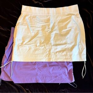 Columbia Skort Bundle in Purple and Lite Yellow